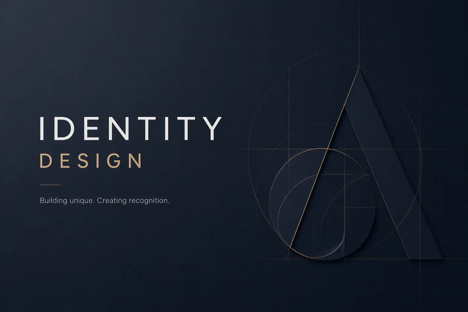 Professional background for "Identity Design"