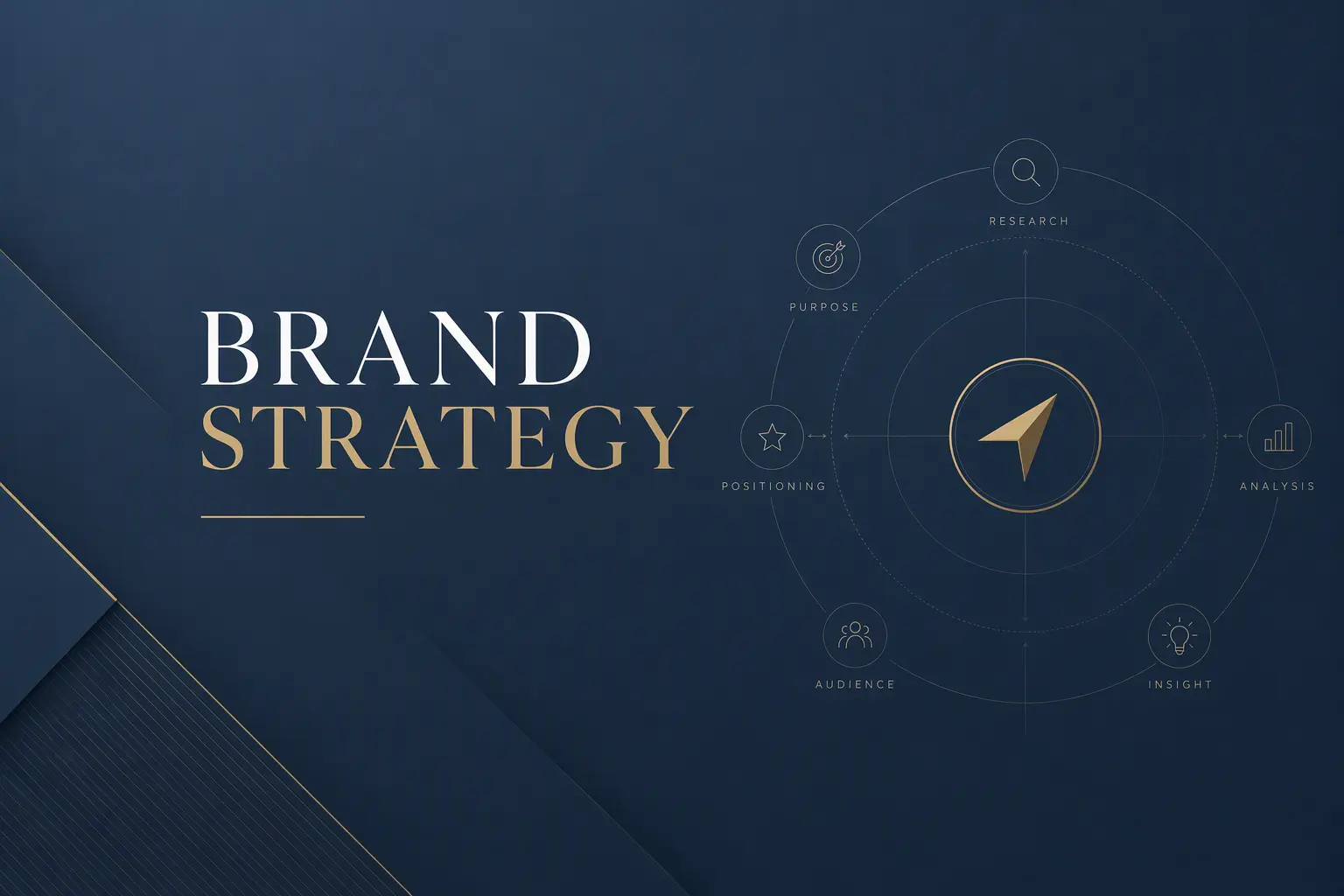 Professional background for "Brand Strategy" 